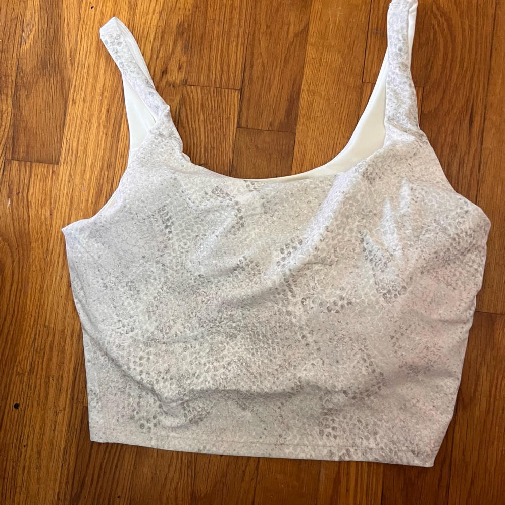 Old Navy Active Powersoft Light Support Snake Print Bra